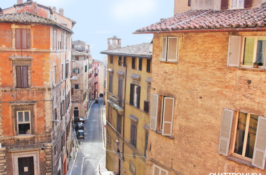 Vista Via Alessi dalle finestre 